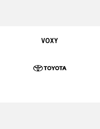 toyoya voxy hybrid 2019-2020 owners manual in english